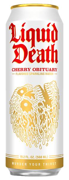 Liquid Death Cherry Obituary Sparkling Water 19.2oz