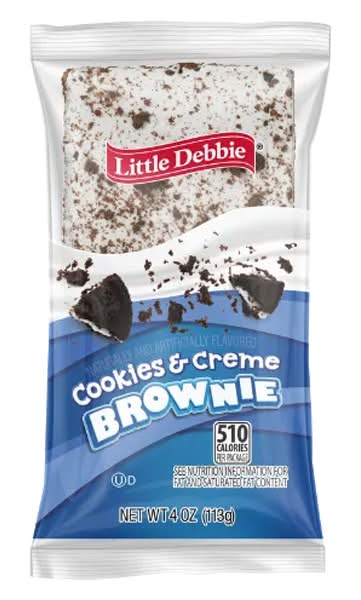 Little Debbie Cookies and Creme Brownie 4oz