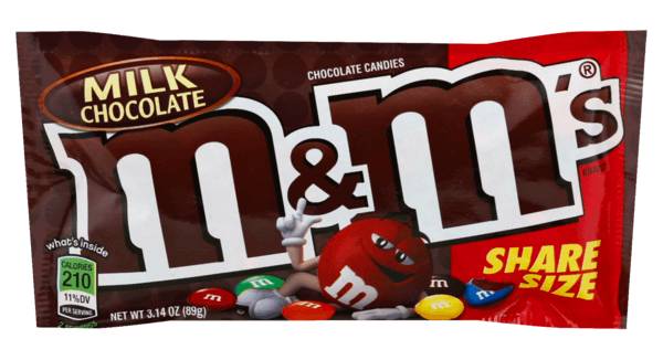 MandM's Milk Chocolate Share Size 3.14oz