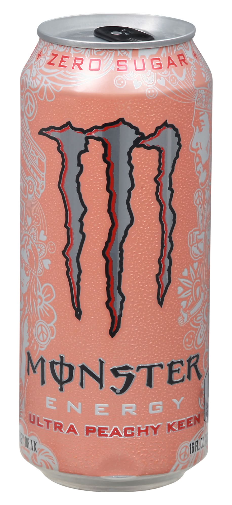Monster Energy Flavored Energy Drink, Ultra Peachy Keen (16 fl oz)