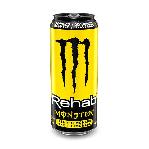 Monster Energy Rehab Energy Drink, Lemon Tea (458 ml)