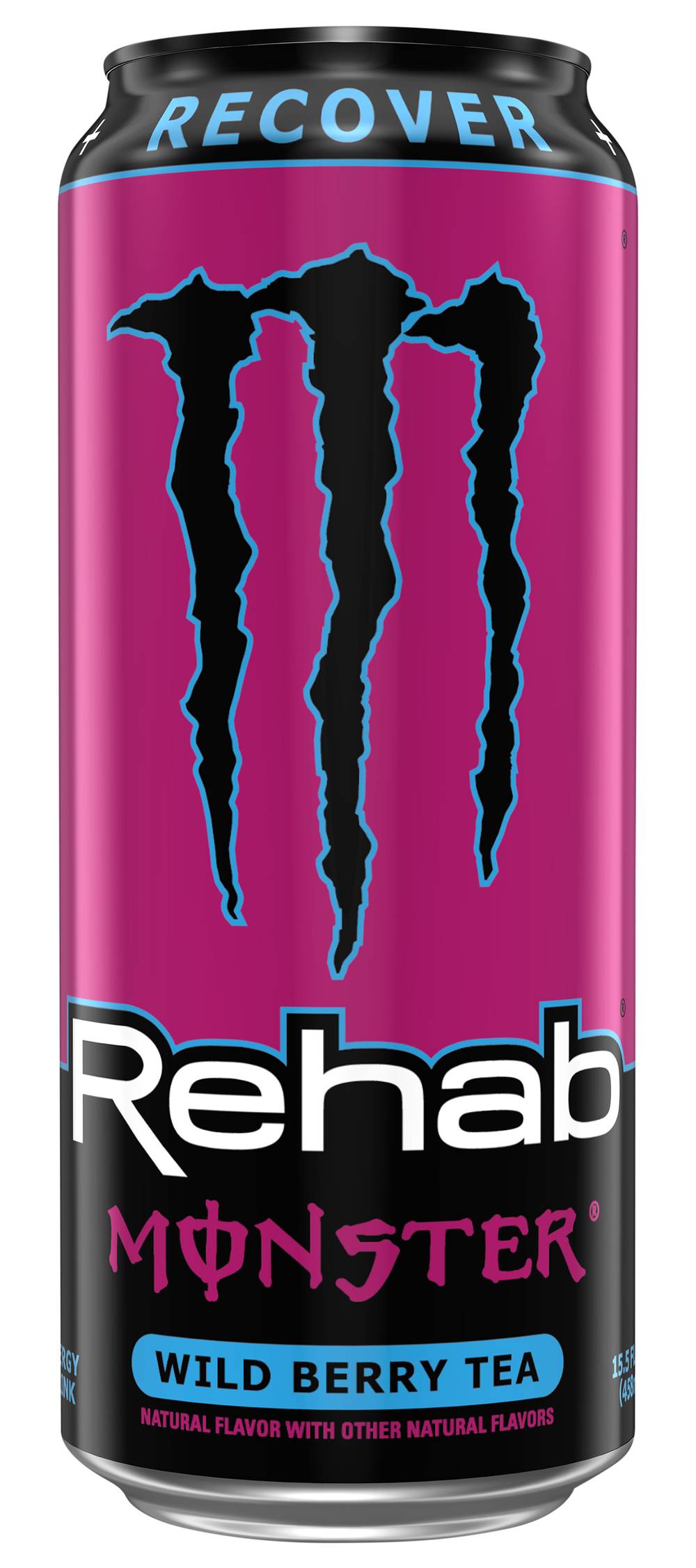 Monster Energy Rehab Energy Drink, Wild Berry Tea (15.5 fl oz)