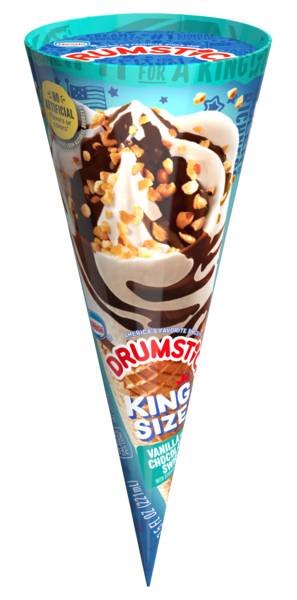 Nestle Vanilla and Chocolate Swirl Ice Cream Sundae Cone King Size 5oz