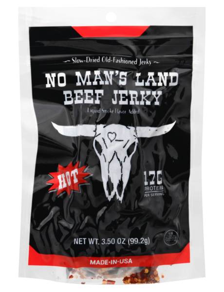 No Mans Land Hot Jerky 3.25oz