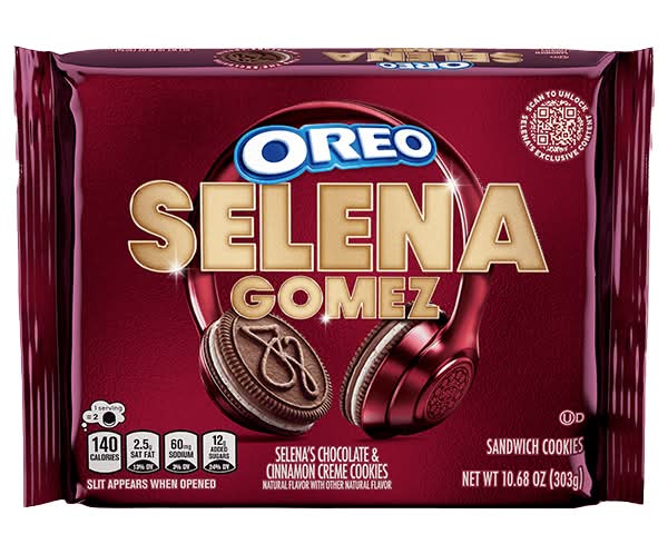 Oreo Selena Gomez Sandwich Cookies Limited Edition 10.68oz