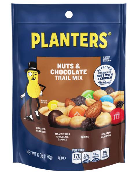 Planters Trail Mix Nuts and Chocolate 6oz