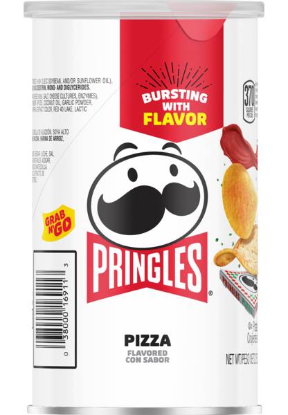 Pringles Grab N' Go Pizza Flavored Potato Crisps 2.5oz