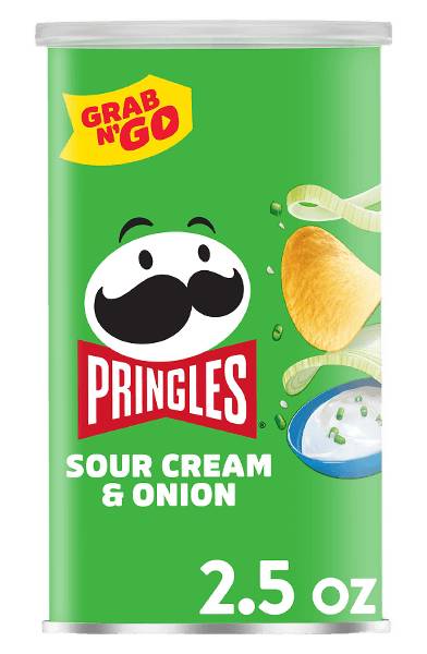 Pringles Grab N' Go Sour Cream and Onion 2.5oz