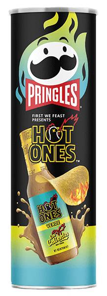 Pringles Verdes Hot Ones 5.5oz