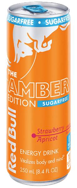 Red Bull Amber Edition Sugar Free Energy Drink 8.4oz
