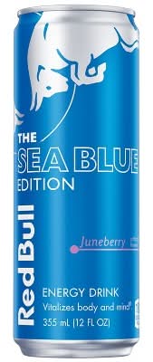 Red Bull The Sea Blue Edition Energy Drink, Juneberry (12 fl oz)