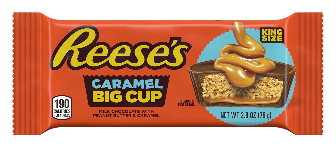 Reese's Milk Chocolate With Peanut Butter and Caramel Big Cup (2.8 oz)