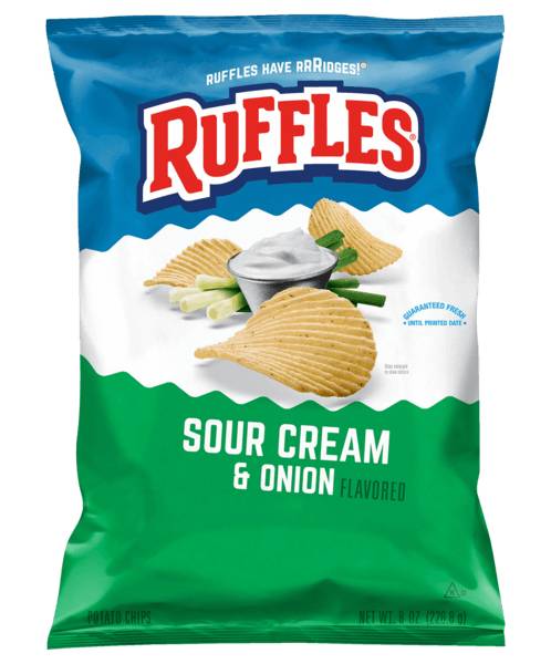 Ruffles Sour Cream and Onion 8oz