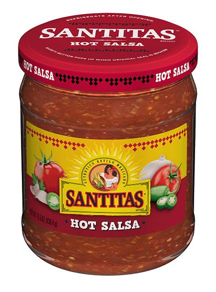Santitas Hot Salsa 15.5oz