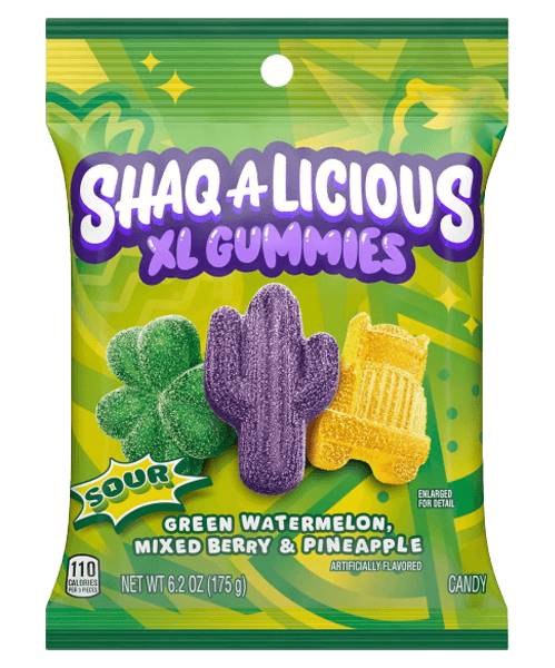 Shaq-a-licious Sour XL Gummies 6.2oz