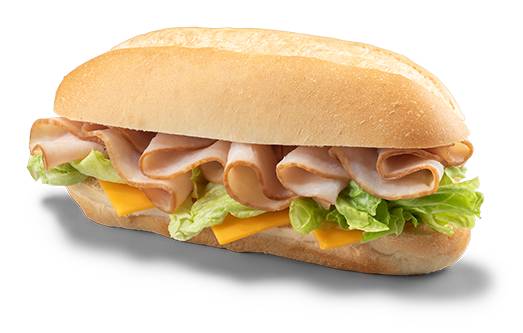 Turkey and Cheddar 6 inch Sub