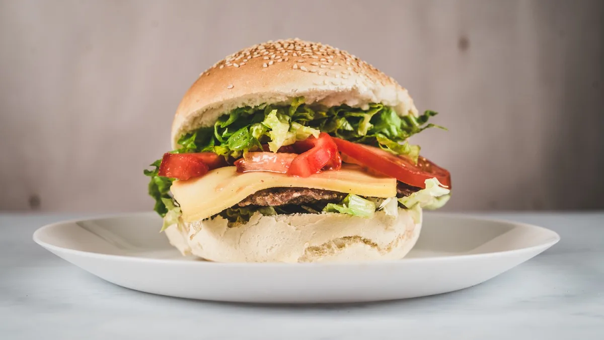 Cheeseburger menu