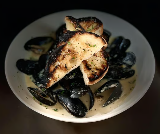 Steamed Mussels