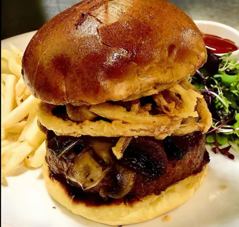 Vegan Truffle Mushroom Burger