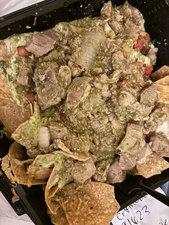 Chile Verde Nachos