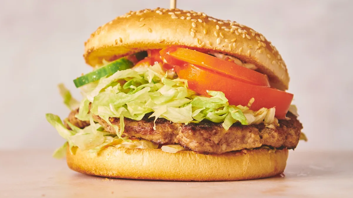 105. Klassisk okseburger