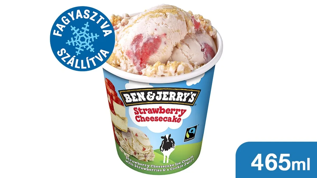 Ben and Jerry's Strawberry Cheesecake Ice Cream 465ml