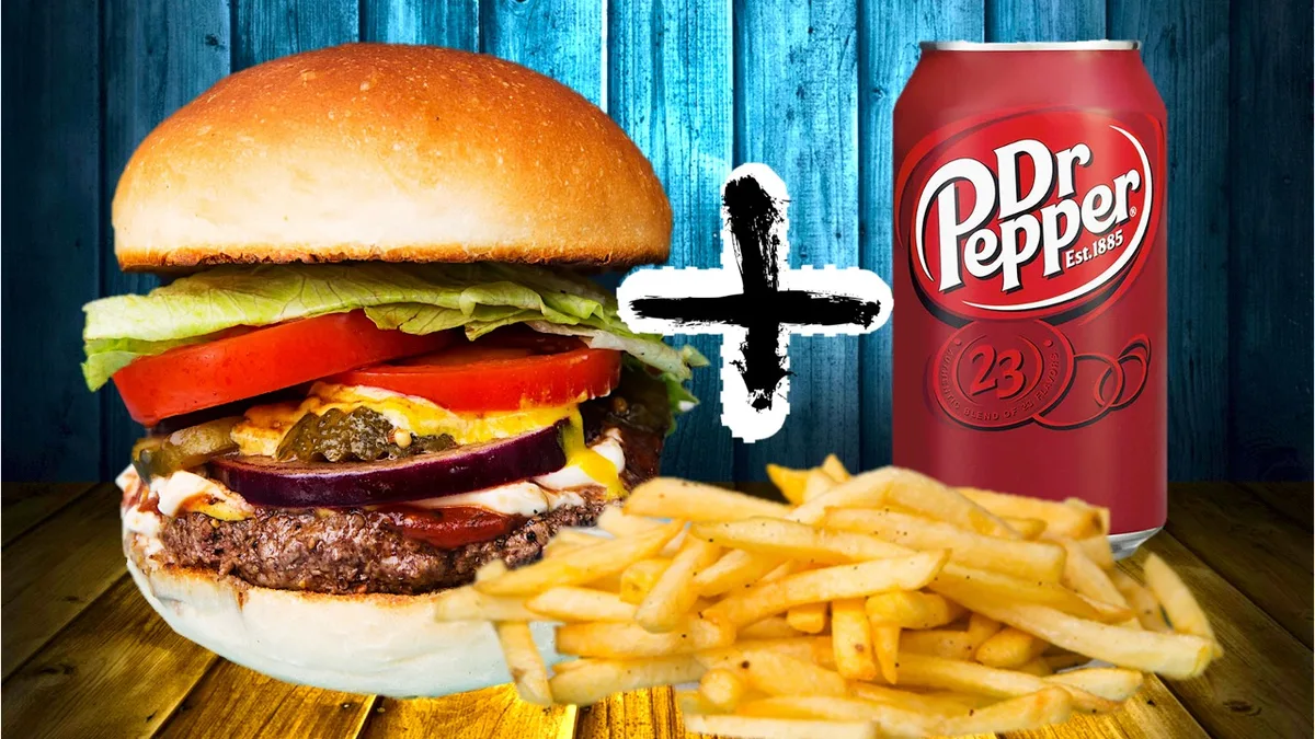 Hamburger Menü Hasábburgonyával