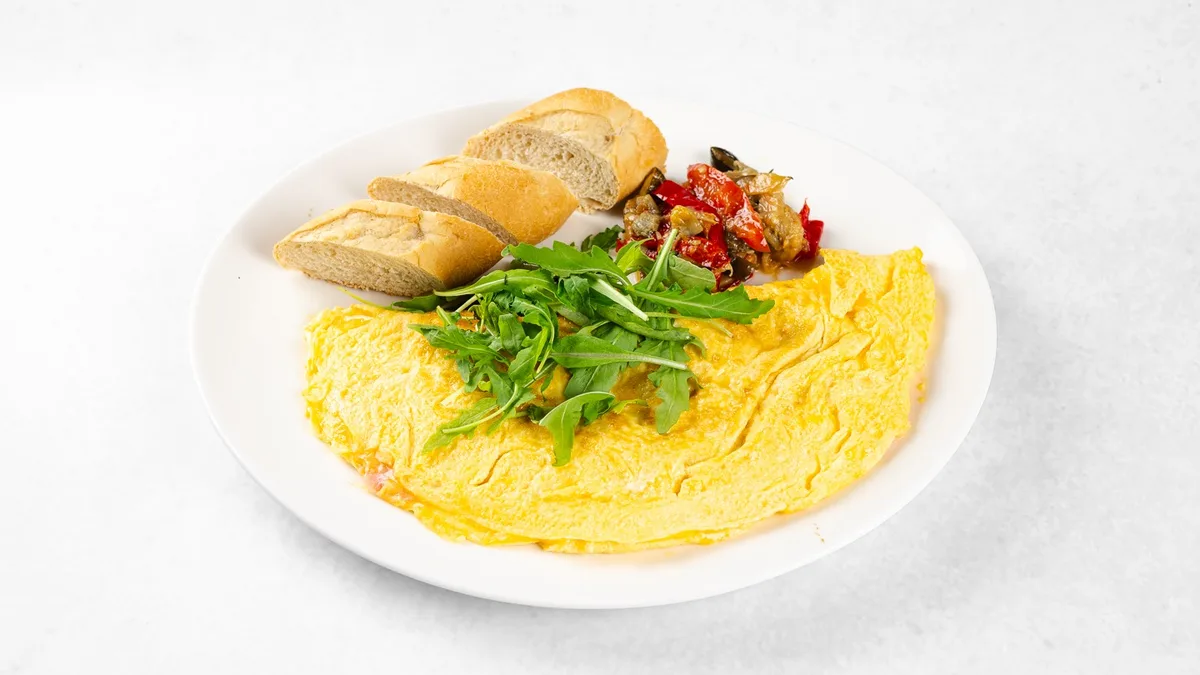 Omlet pršut i sir