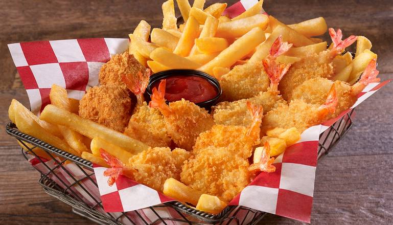 10 Piece Butterfly Shrimp and Fries