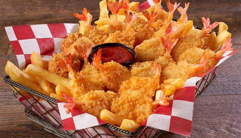 20 Piece Butterfly Shrimp and Fries
