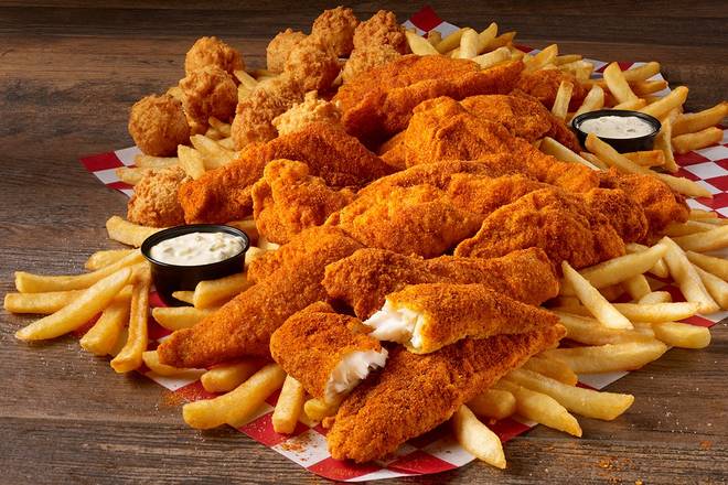 20 Piece Catfish Feast  and Fries