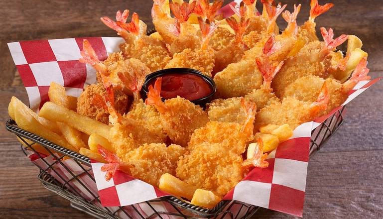 30 Piece Butterfly Shrimp and Fries