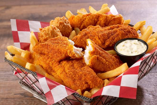 4 Piece Catfish and Fries