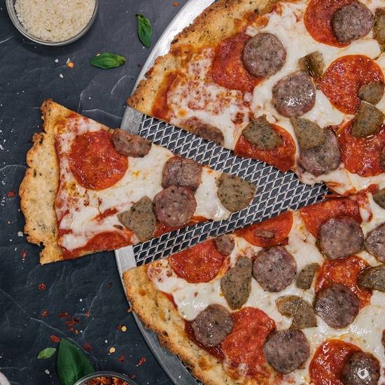Cauliflower Crust 3 Meats Pizza (12" Small)