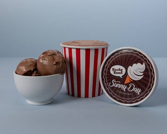 Rocky Road Ice Cream (Pint)