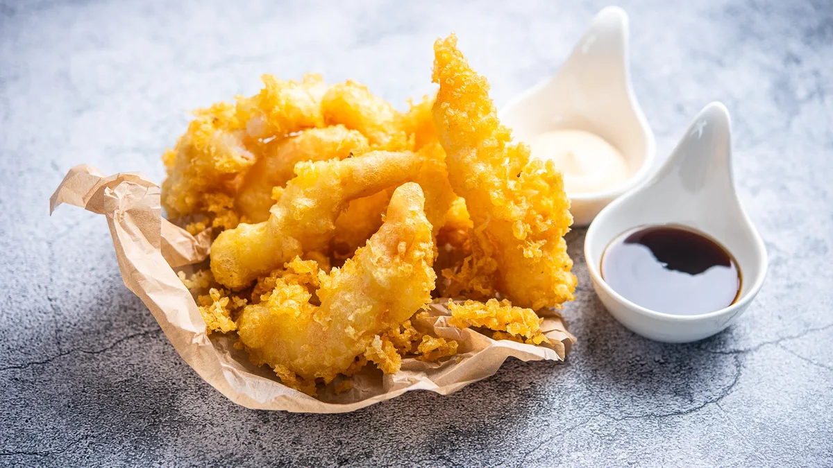 Prawn tempura