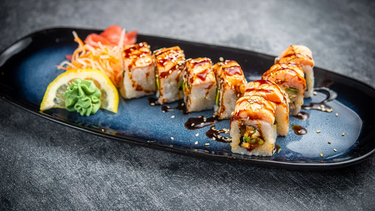 Sake hot maki , 8tk