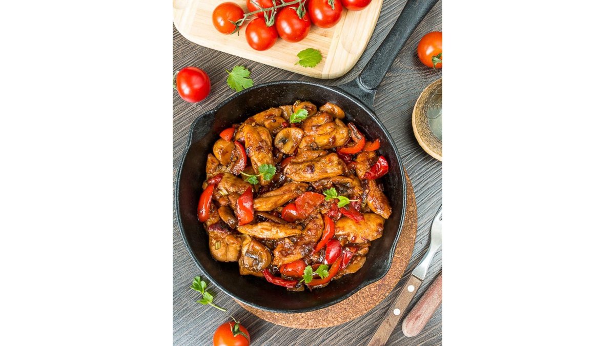 Puiul picant cu legume - 3 porții - 900g