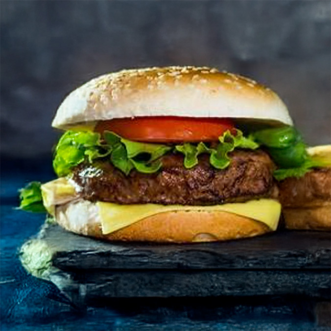 Hamburguesa Cebolla Verde