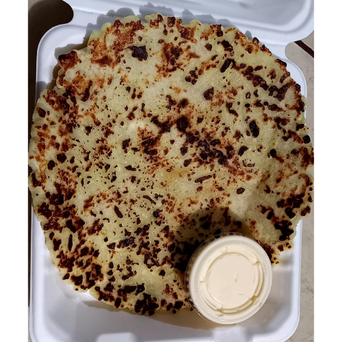Tortilla de Queso con Natilla