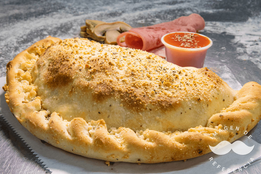 Calzone Jamón y Hongos