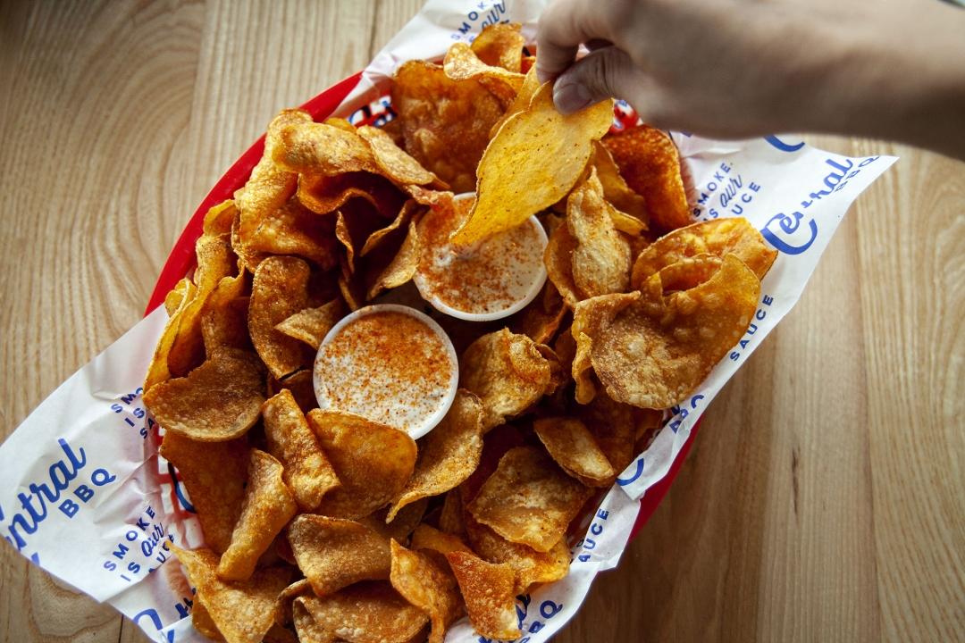 Chips and Blue Cheese