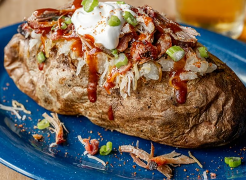 Loaded BBQ Baked Potato