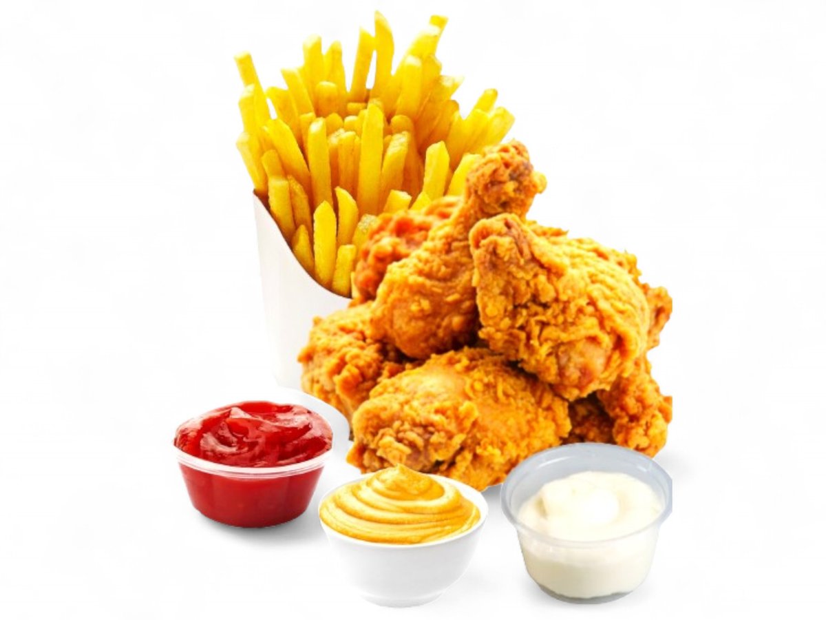 15 Fried Chicken and Fries