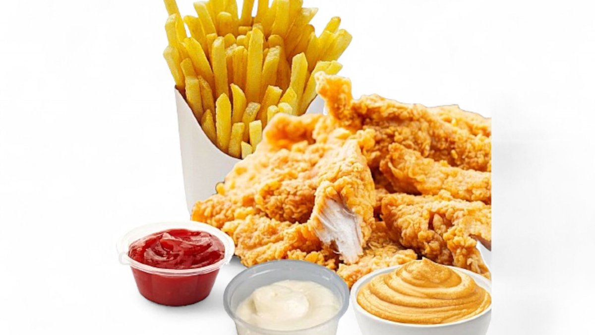 3 Strips and Fries
