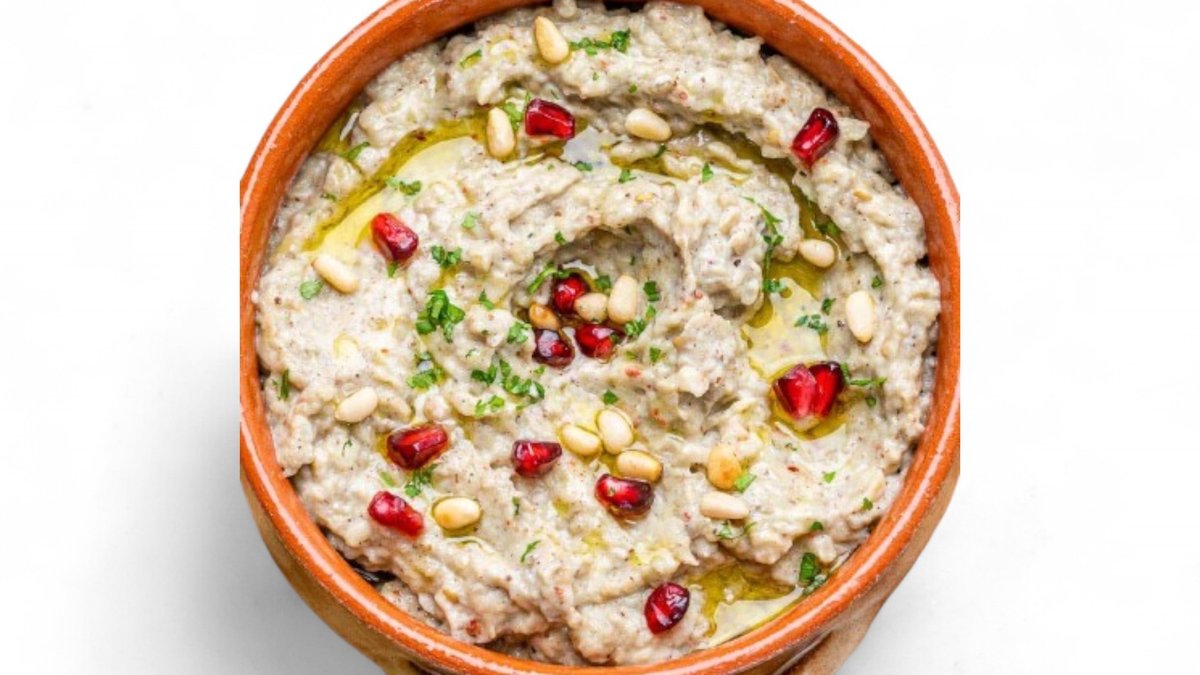 Babaganush and Arabic Bread