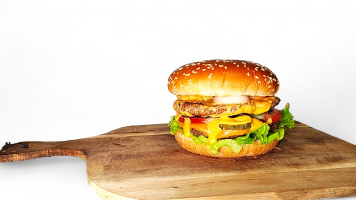 Double Cheese Beef Burger