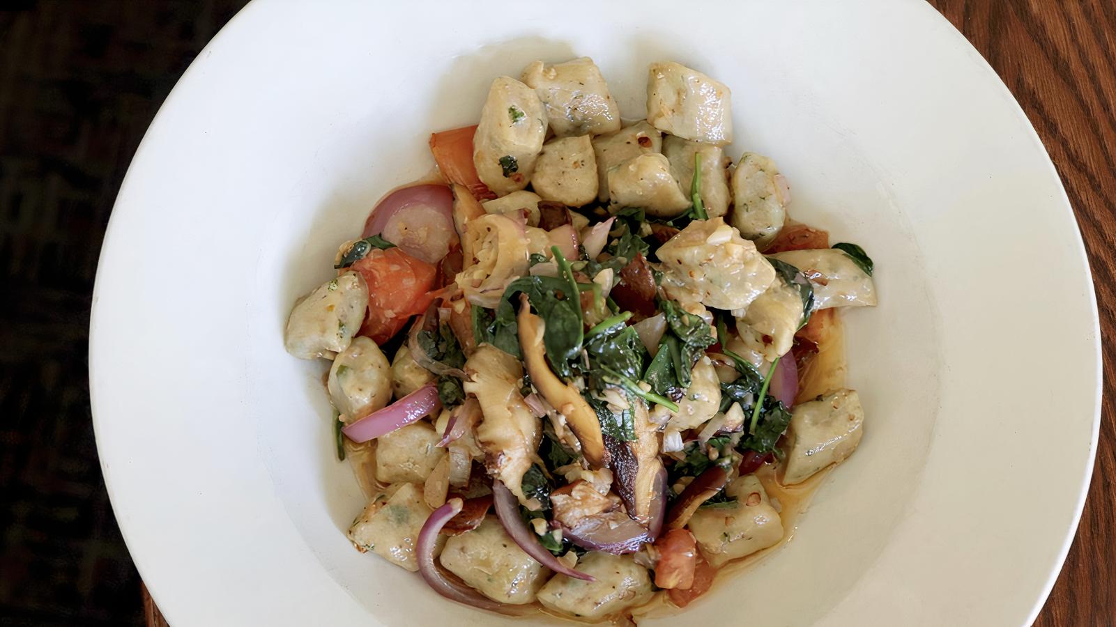 Tofu Gnocchi (lunch)