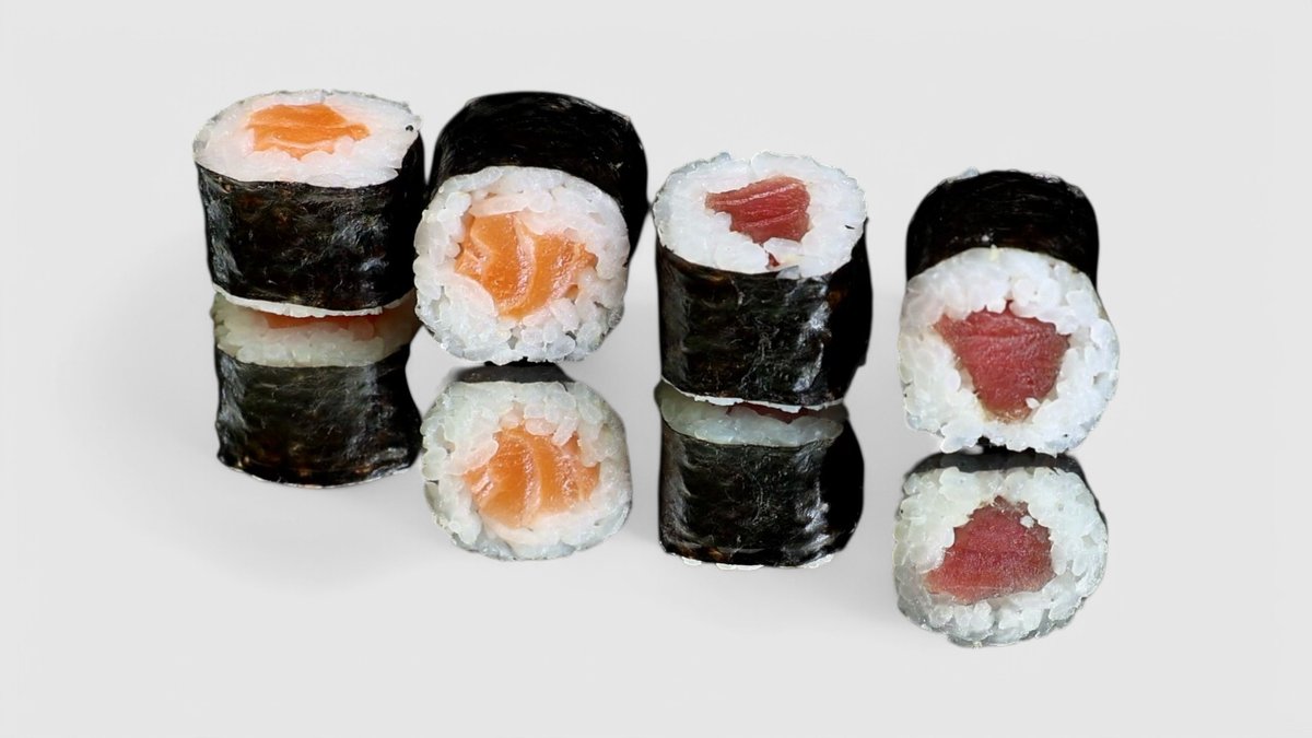 S8a. maki set 16ks (losos, krevety)