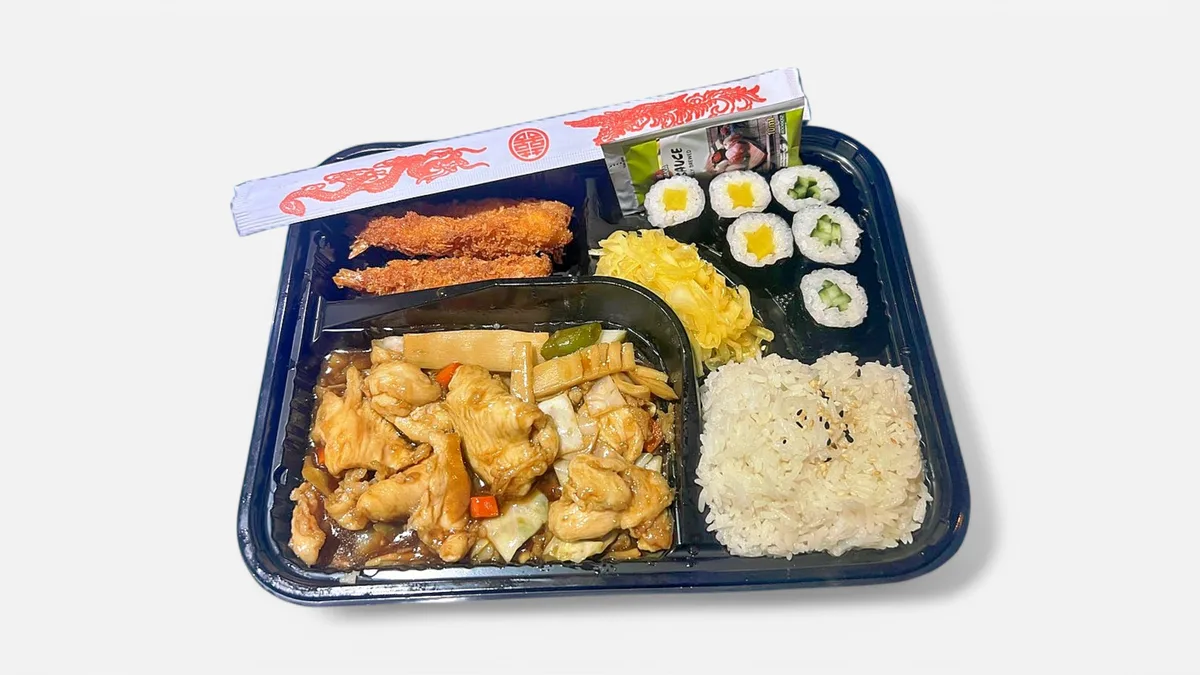 Piščančji chop-suey-Bento